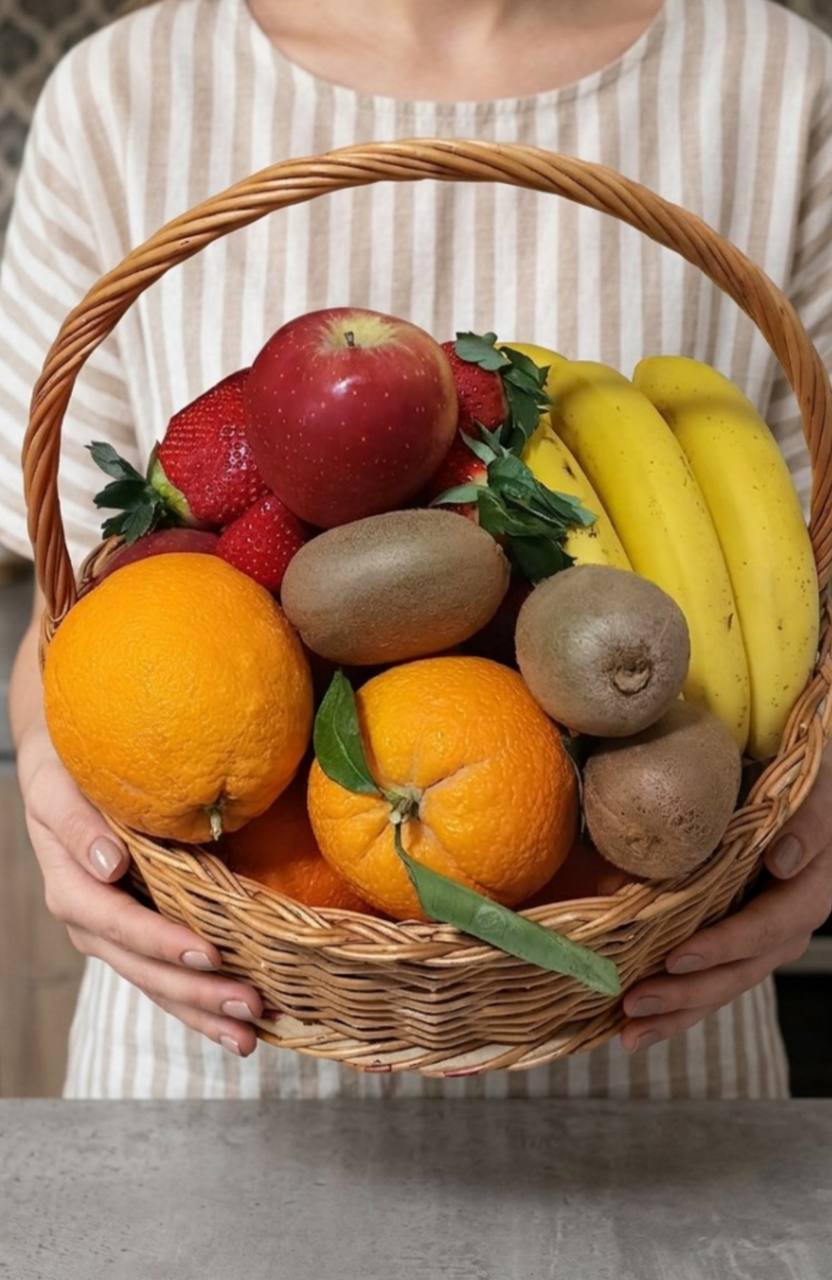 Подарочная корзина «Фруктовое изобилие»